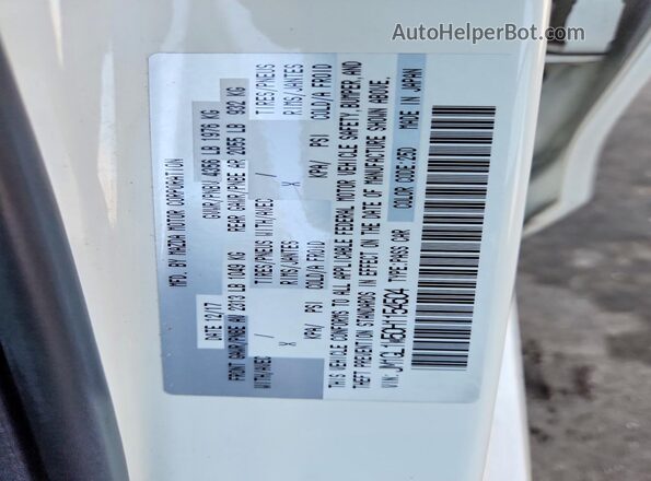 JM1GL1W50H1154504 2017 MAZDA 6 White Вид підкапотного простору
