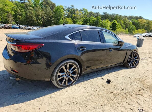 JM1GL1W52H1129006 2017 MAZDA 6 Black Задня права чверть