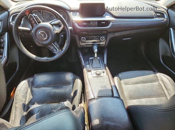 JM1GL1W52H1129006 2017 MAZDA 6 Black Вид панелі приладів