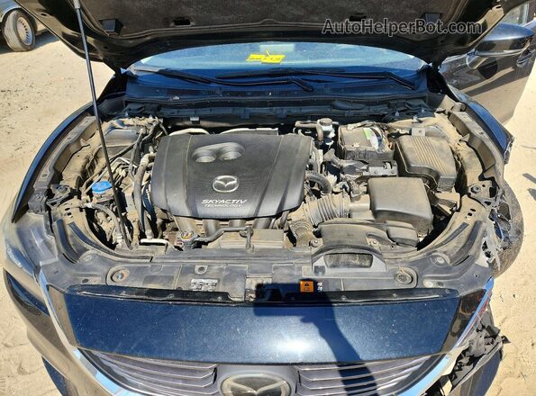 JM1GL1W52H1129006 2017 MAZDA 6 Black Вид задньої частини салону