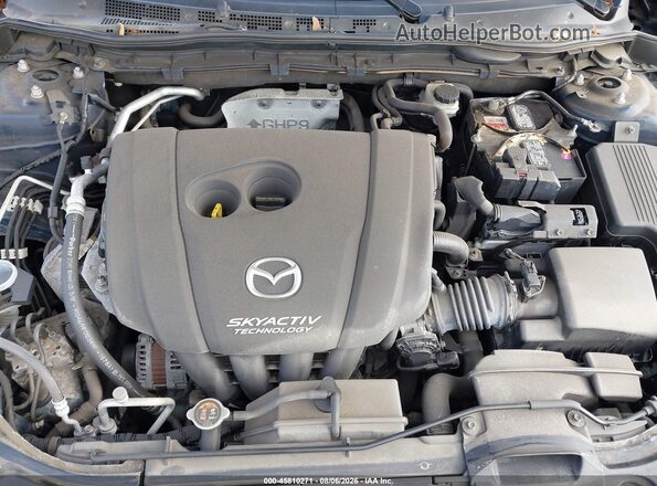 JM1GL1W53H1105961 2017 MAZDA 6 Blue უკანა ხედი