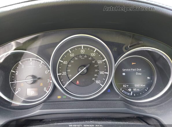 JM1GL1W53H1105961 2017 MAZDA 6 Blue უკანა სავარძლების ხედი