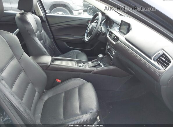 JM1GL1W53H1105961 2017 MAZDA 6 Blue წინა სალონის ხედი
