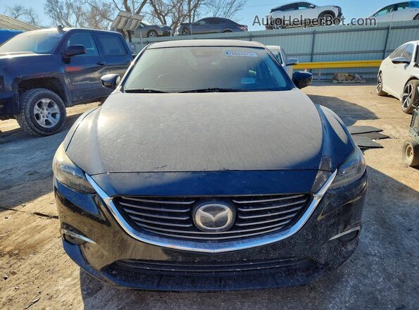 JM1GL1W56H1145418 2017 MAZDA 6 Black Вид спереду