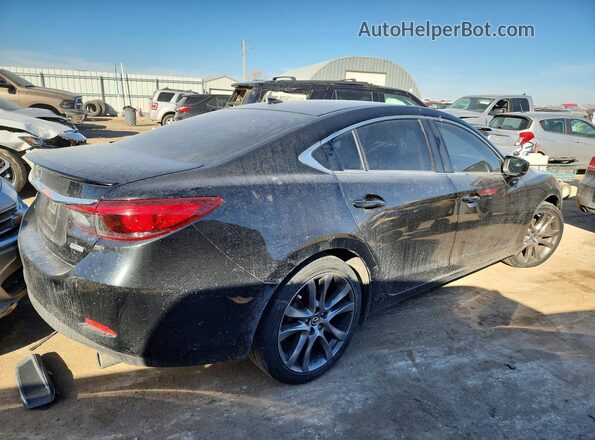 JM1GL1W56H1145418 2017 MAZDA 6 Black Задня права чверть