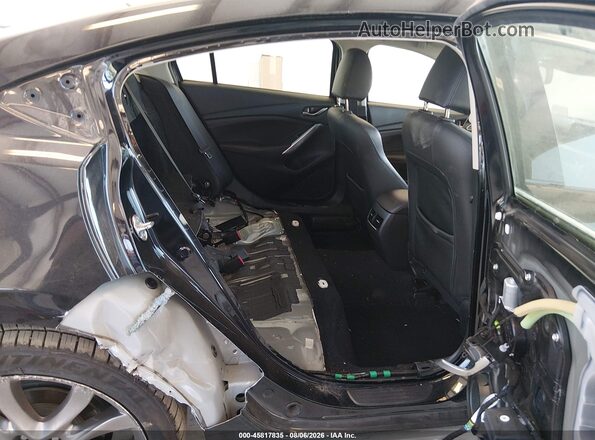 JM1GL1W59H1119654 2017 MAZDA 6 Black Vista de la etiqueta del VIN