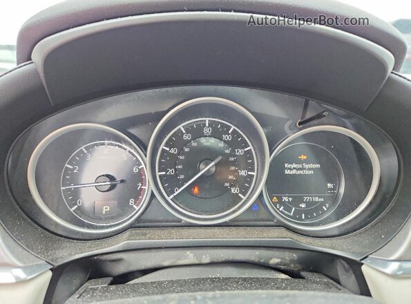 JM1GL1WY0J1308158 2018 MAZDA 6 Red Instrument cluster view