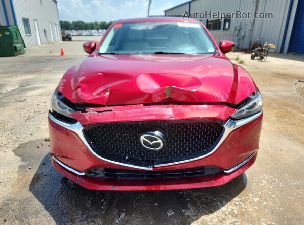 JM1GL1WY0J1308158 2018 MAZDA 6 Red VIN sticker view