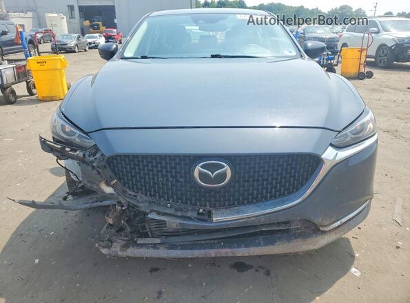 JM1GL1WY0M1608433 2021 MAZDA 6 Синий Вид спереди