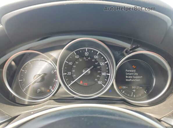 JM1GL1WY0M1608433 2021 MAZDA 6 Синий Вид щитка приборов