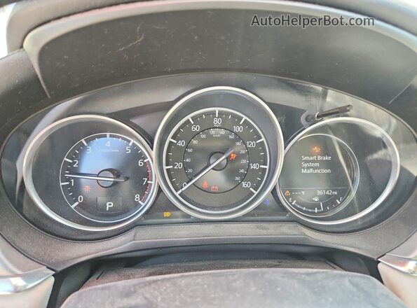 JM1GL1WY4J1328753 2018 MAZDA 6 Red ხელსაწყოთა პანელის ხედი