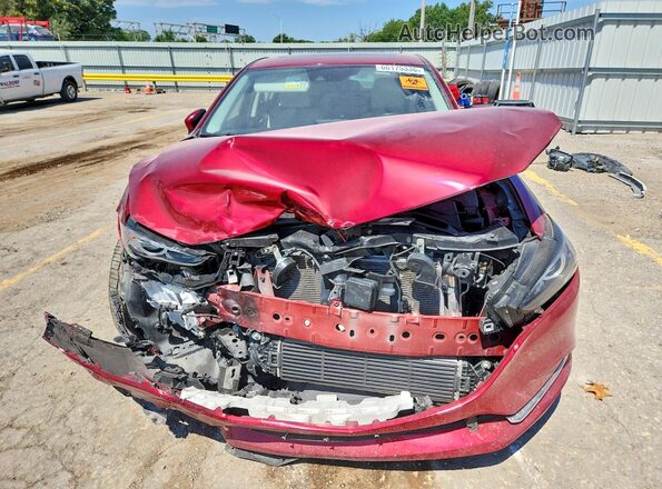 JM1GL1WY4J1328753 2018 MAZDA 6 Red წინა ხედი