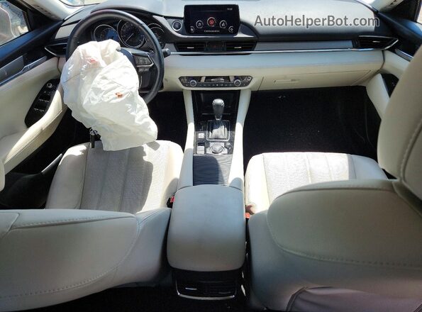 JM1GL1WY4J1328753 2018 MAZDA 6 Red წინა პანელის ხედი