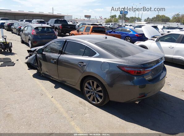 JM1GL1WY5J1332438 2018 MAZDA 6 Серый Задняя левая четверть