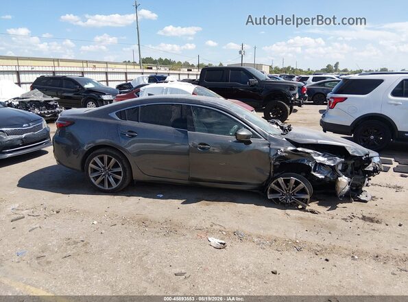 JM1GL1WY5J1332438 2018 MAZDA 6 Серый Вид задней части салона