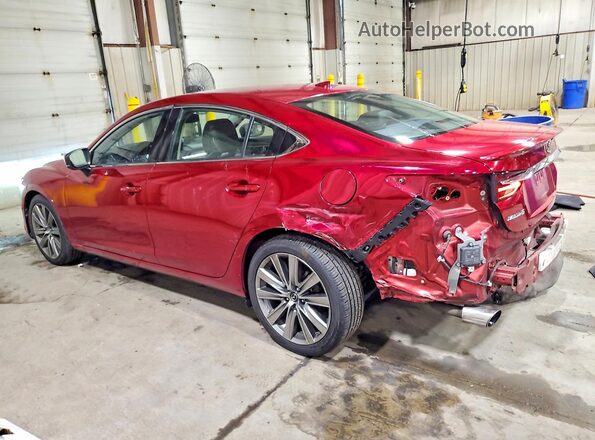 JM1GL1WY7J1334997 2018 MAZDA 6 Red უკანა მარცხენა