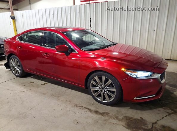 JM1GL1WY7J1334997 2018 MAZDA 6 Red წინა მარჯვენა
