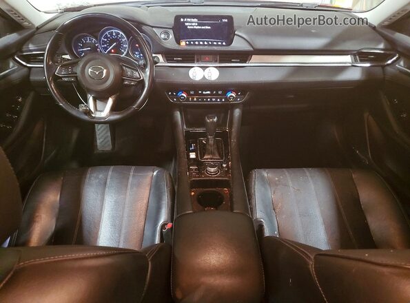 JM1GL1WY7J1334997 2018 MAZDA 6 Red წინა პანელის ხედი