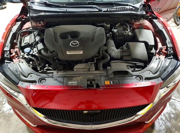JM1GL1WY7J1334997 2018 MAZDA 6 Red უკანა სალონის ხედი