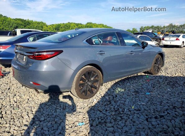 JM1GL1WY8M1610110 2021 MAZDA 6 Gray Հետևի աջ