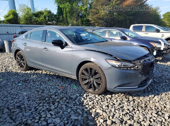 JM1GL1WY8M1610110 2021 MAZDA 6 Gray Առջևի աջ