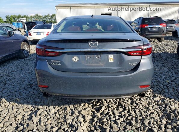 JM1GL1WY8M1610110 2021 MAZDA 6 Gray Հետևի տեսք