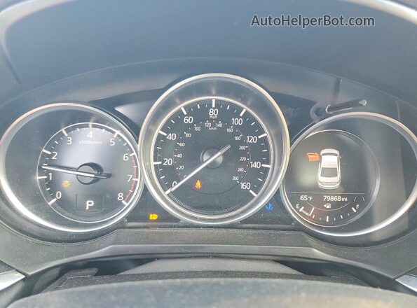 JM1GL1WY8M1610110 2021 MAZDA 6 Gray Սարքավորումների վահանակի տեսք
