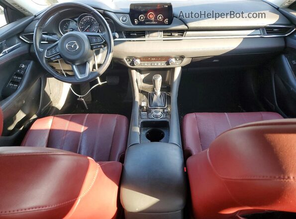 JM1GL1WY8M1610110 2021 MAZDA 6 Gray Առջևի վահանակի տեսք