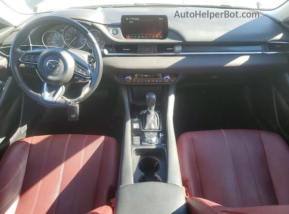 JM1GL1WY9M1610391 2021 MAZDA 6 Gray Dashboard view