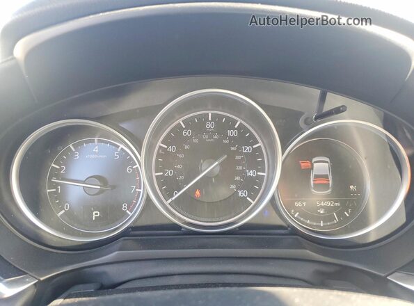 JM1GL1WY9M1610391 2021 MAZDA 6 Gray Instrument cluster view