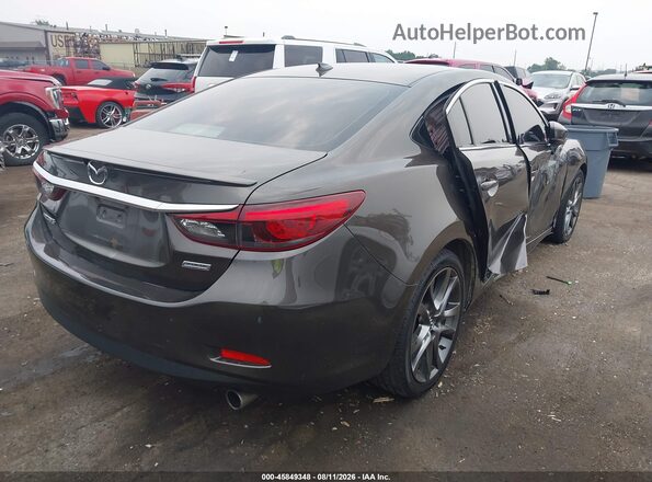 JM1GL1X52H1109630 2017 MAZDA 6 Коричневый Задняя правая четверть