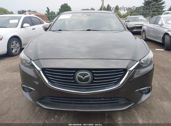 JM1GL1X52H1109630 2017 MAZDA 6 Коричневый Вид щитка приборов