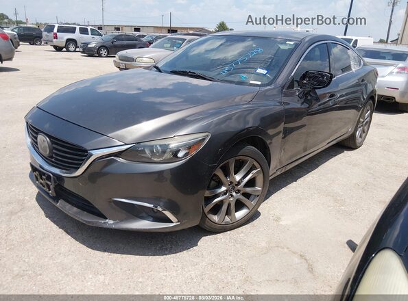 JM1GL1X55H1112246 2017 MAZDA 6 Gray Przód lewy