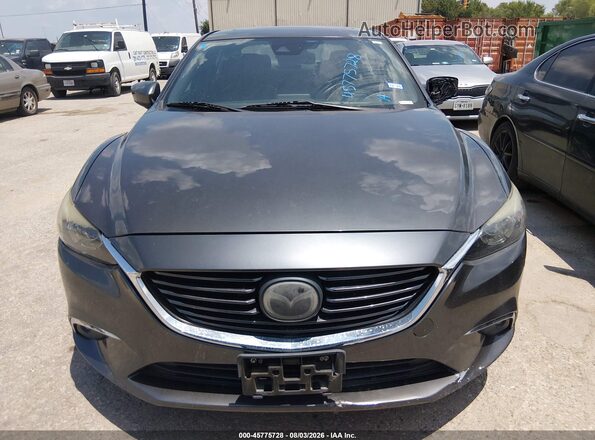 JM1GL1X55H1112246 2017 MAZDA 6 Gray Widok zestawu wskaźników