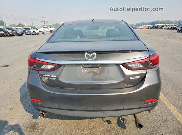 JM1GL1X56H1145692 2017 MAZDA 6 Charcoal Вид ззаду