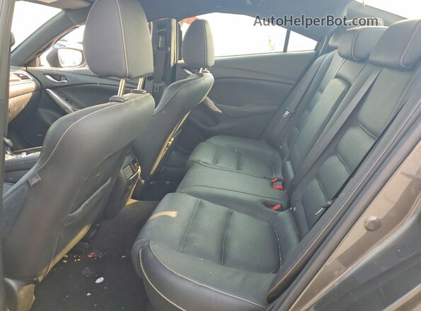 JM1GL1X56H1145692 2017 MAZDA 6 Charcoal Вид задніх сидінь