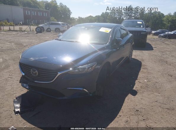 JM1GL1X56H1152688 2017 MAZDA 6 Blue Przód lewy