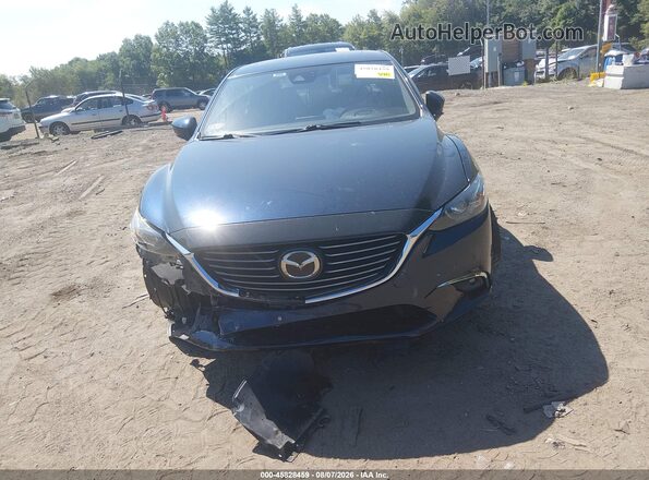 JM1GL1X56H1152688 2017 MAZDA 6 Blue Widok zestawu wskaźników