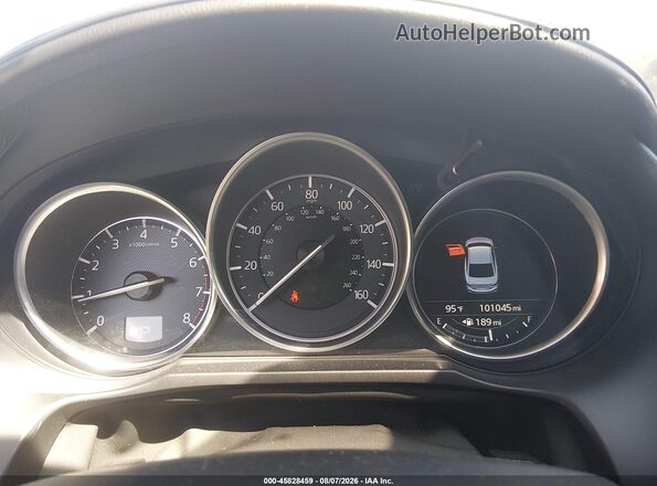 JM1GL1X56H1152688 2017 MAZDA 6 Blue Widok tylnych siedzeń