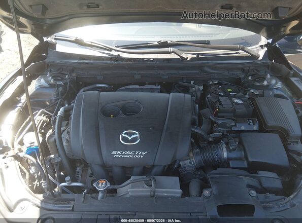JM1GL1X56H1152688 2017 MAZDA 6 Blue Widok z tyłu