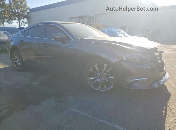 JM1GL1X57H1153784 2017 MAZDA 6 Charcoal Przód prawy