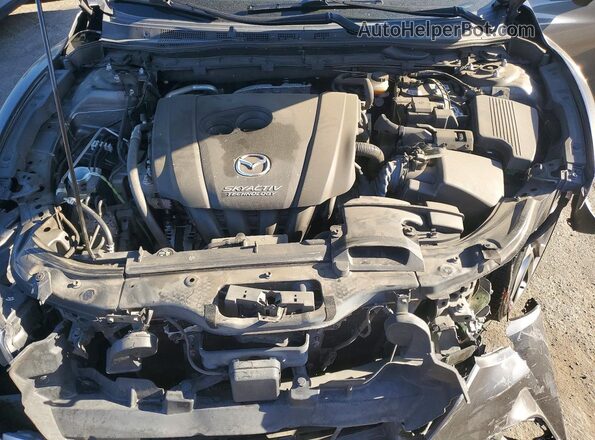 JM1GL1X57H1153784 2017 MAZDA 6 Charcoal Widok wnętrza z tyłu