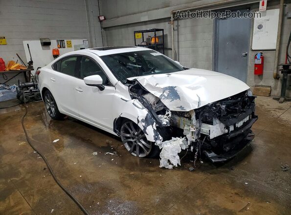 JM1GL1X5XH1144254 2017 MAZDA 6 White Передня права чверть