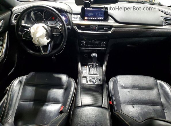 JM1GL1X5XH1144254 2017 MAZDA 6 White Вид панелі приладів
