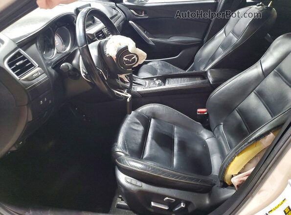 JM1GL1X5XH1144254 2017 MAZDA 6 White Вид салону спереду
