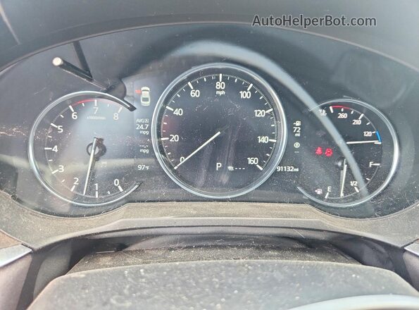 JM1GL1XY7J1315669 2018 MAZDA 6 Gray ხელსაწყოთა პანელის ხედი