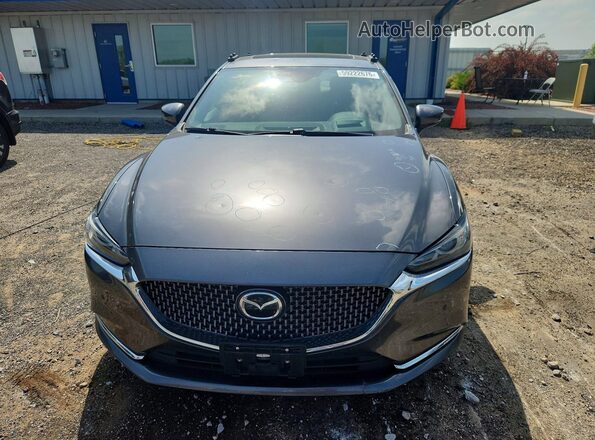 JM1GL1XY7J1315669 2018 MAZDA 6 Gray წინა ხედი