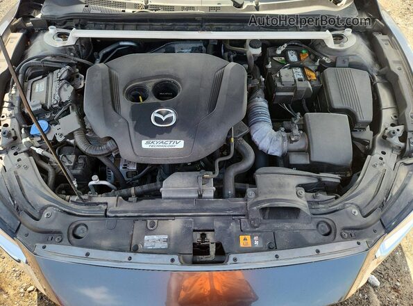 JM1GL1XY7J1315669 2018 MAZDA 6 Gray უკანა სალონის ხედი