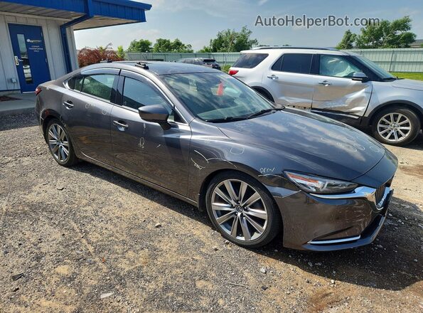 JM1GL1XY7J1315669 2018 MAZDA 6 Gray წინა მარჯვენა