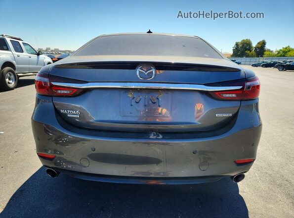 JM1GL1XY8L1514037 2020 MAZDA 6 Charcoal Rear view